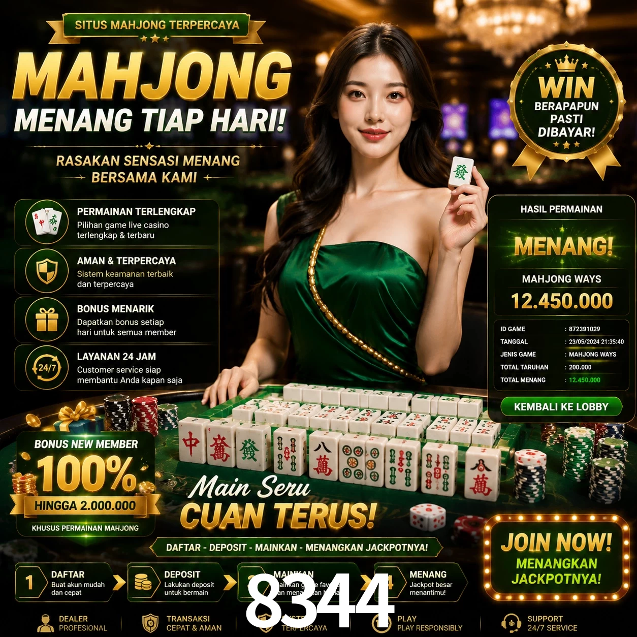 Cashback VIP 8344 - reembolso semanal